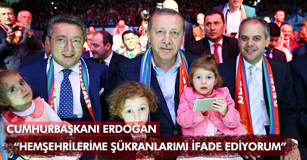 İstanbul`da Recep Tayyip Erdoğan`ın Rizelilerle Buluşması